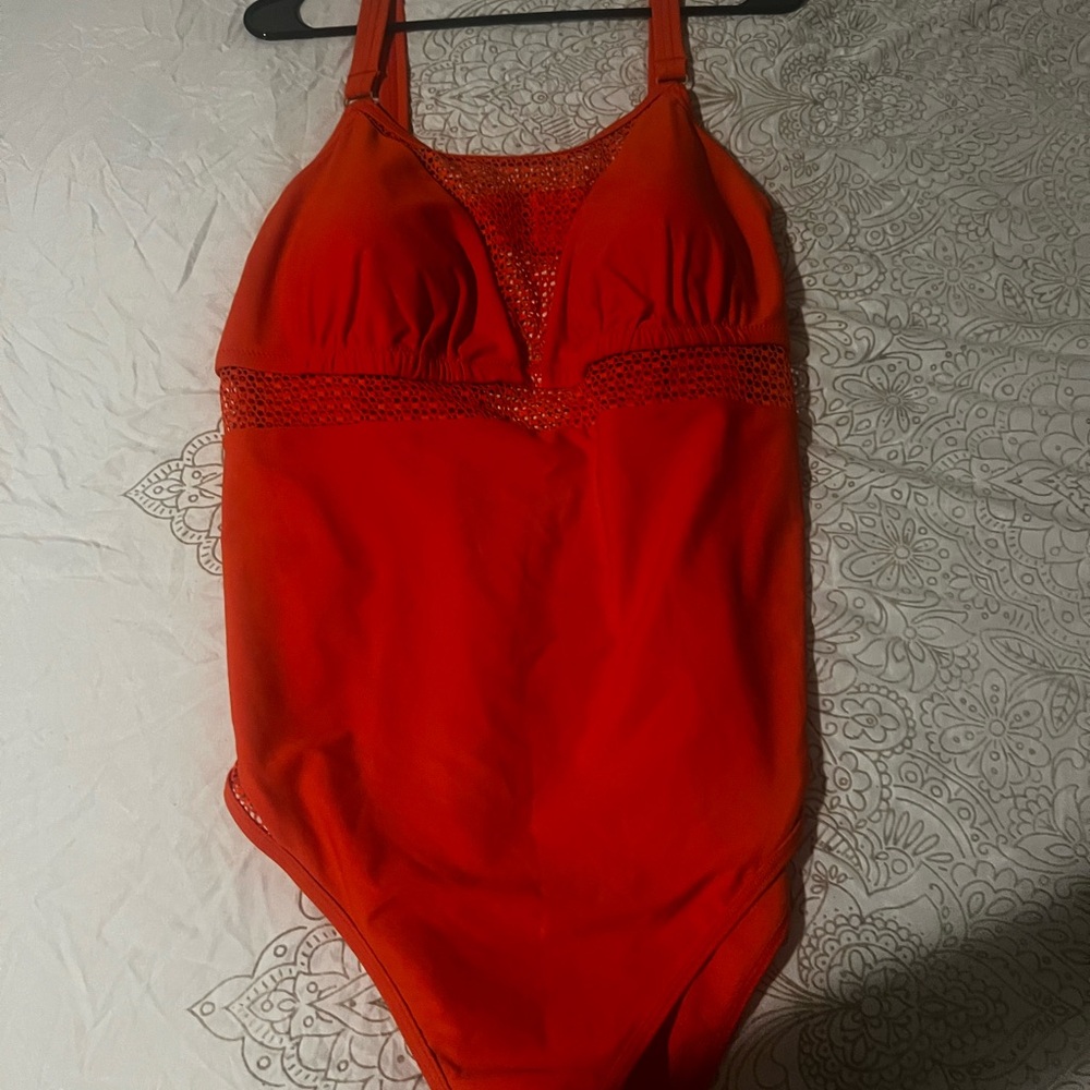 Adore Me Orange Kids One Piece Bodysuit
